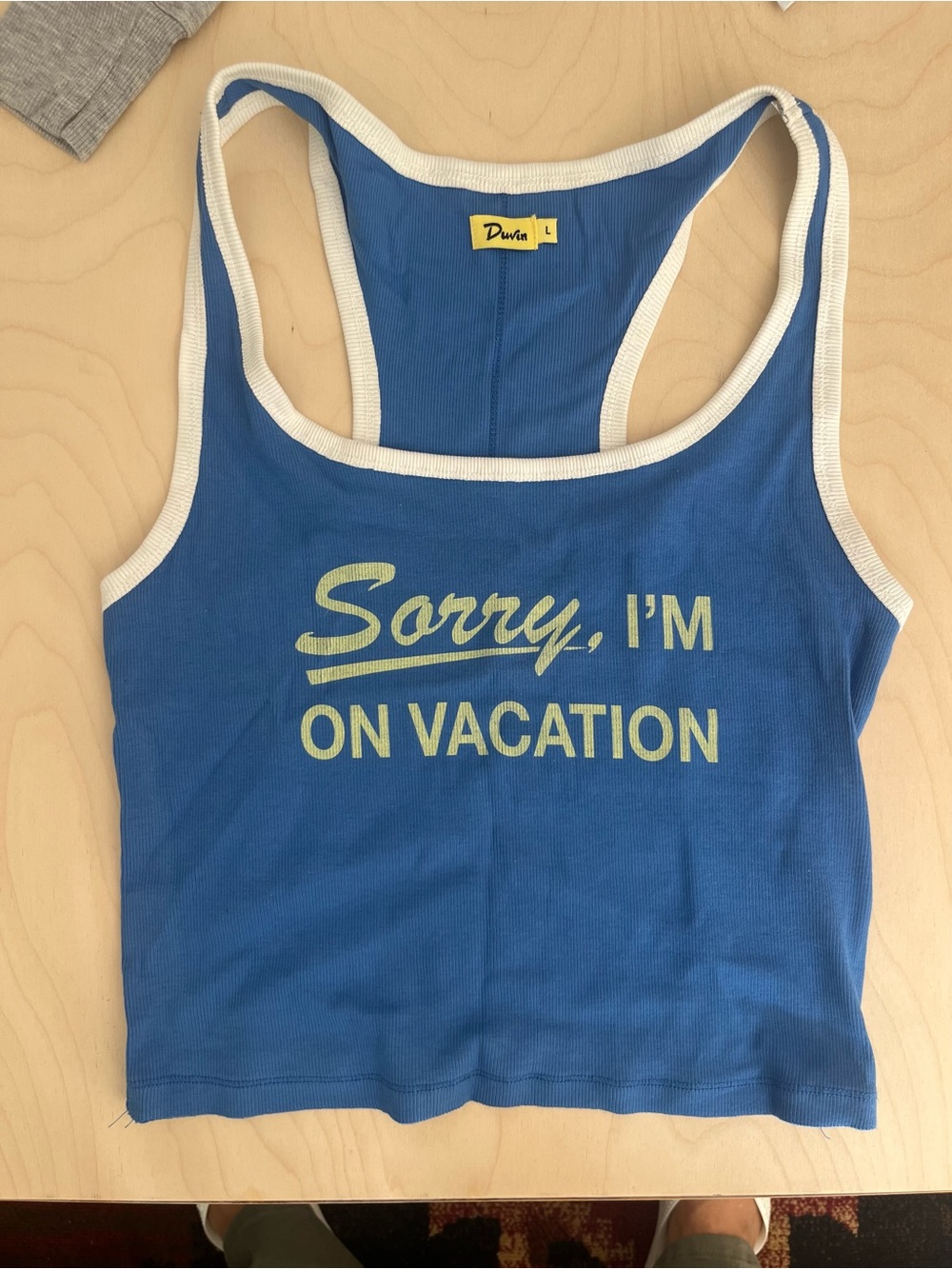 Duvin “Sorry, I’m on Vacation” Tank